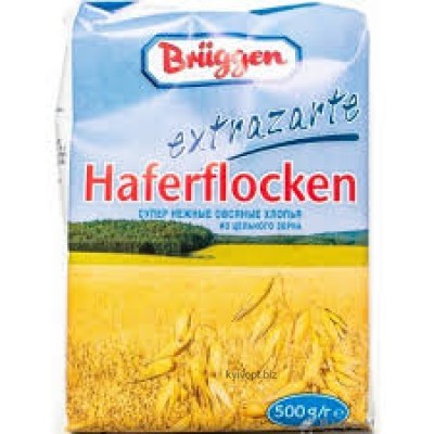 Пластівці вівсяні Хаферфлок екстра Bruggen 500г