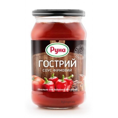 Соус острый б.к. Твист Руна 485г