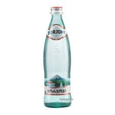 Вода газована Borjomi скло 0.5л