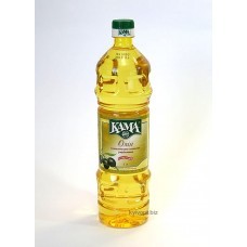 Масло КАМА подсолнечник-оливки рафинованое 1л