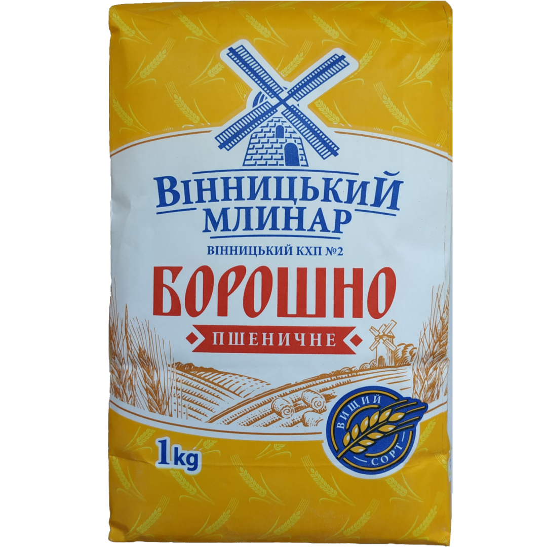 Борошно пшеничне ВінницяКХП 1кг